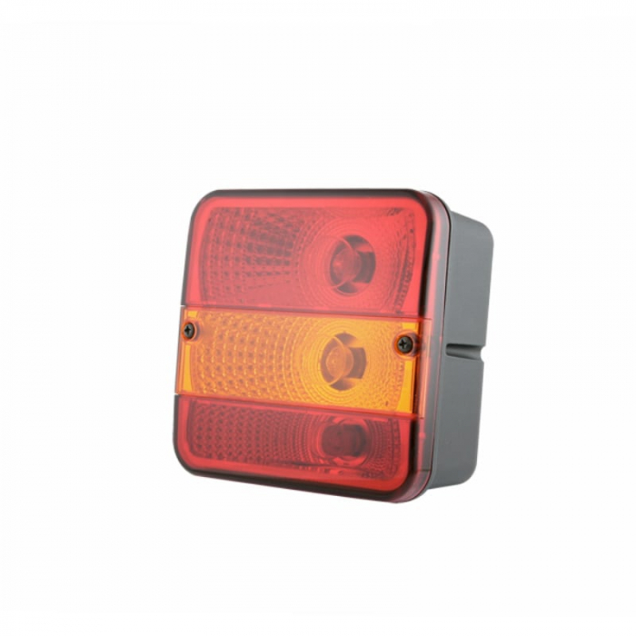 Lampa semnalizare spate, tripla cu 3 functii, 140 x 140mm - Wesem LT2.26600.01 [3]