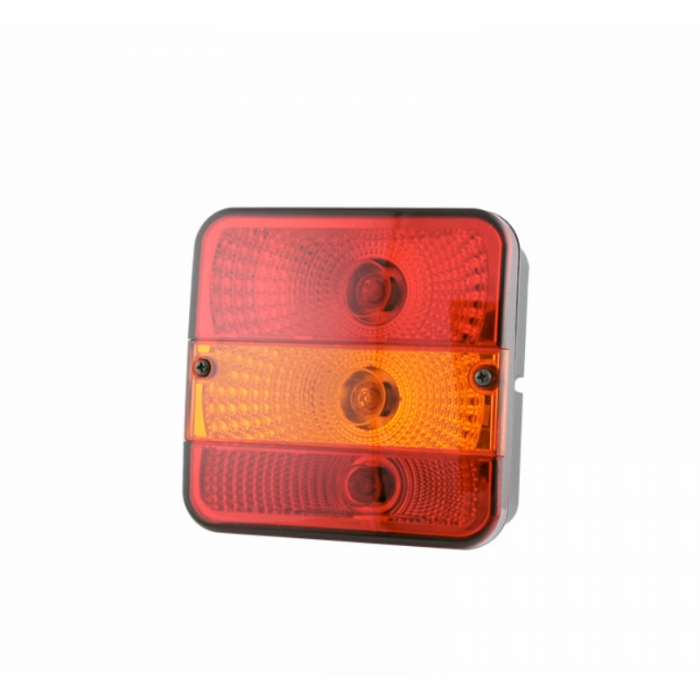 Lampa semnalizare spate, tripla cu 3 functii, 140 x 140mm - Wesem LT2.26600.01 [15]