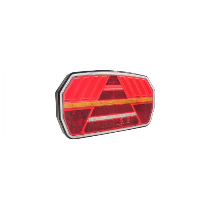 Lampa semnalizare spate, tripla cu 6 functii, semnalizare dinamica si efect neon, 24 x 14cm - Truck LED L1957 [2]