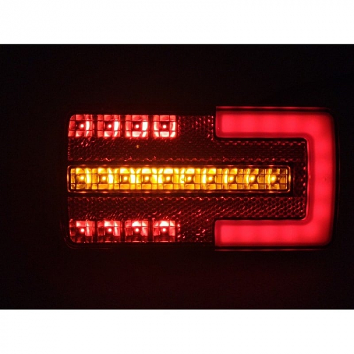 Lampa semnalizare spate, tripla cu semnalizare dinamica si efect neon 15 x 8cm - Truck LED L2301 [8]