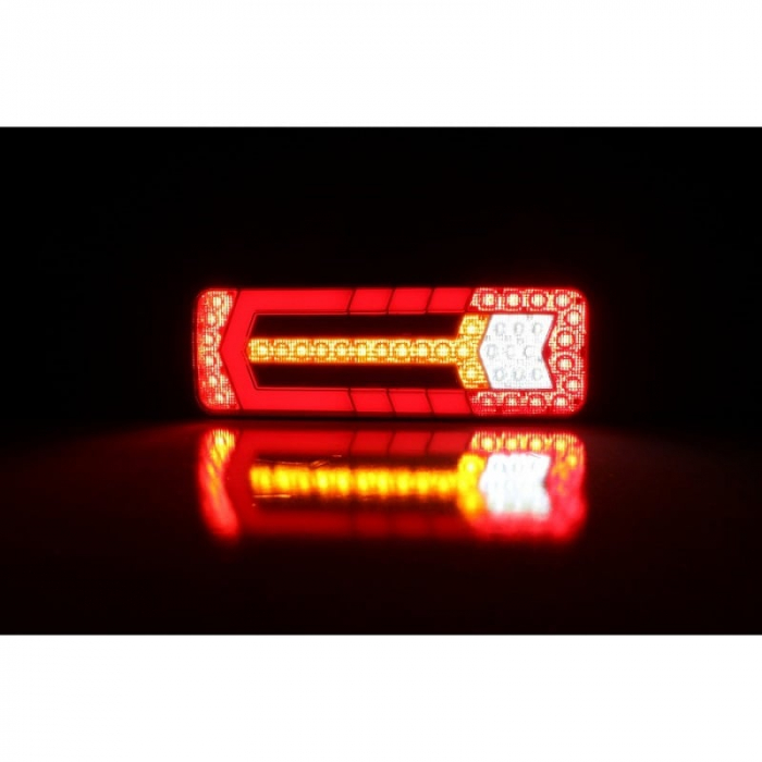 Lampa semnalizare spate, tripla cu semnalizare dinamica si efect neon, 28.5 x 10cm [4]