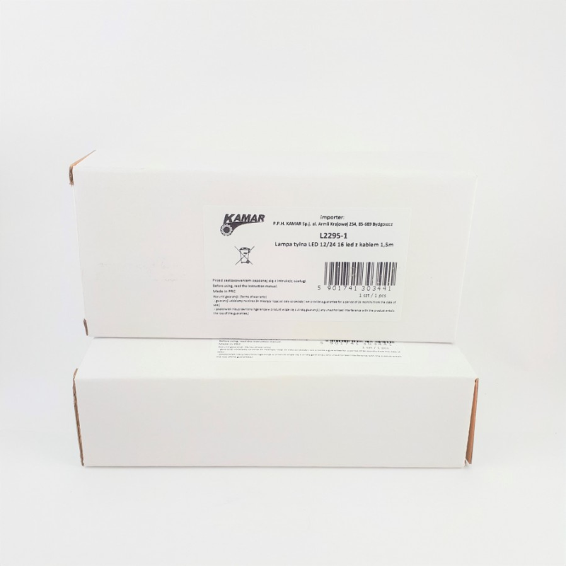 Lampa semnalizare, Tripla LED cu 4 functii, 15 x 8cm, 12/24V [2]