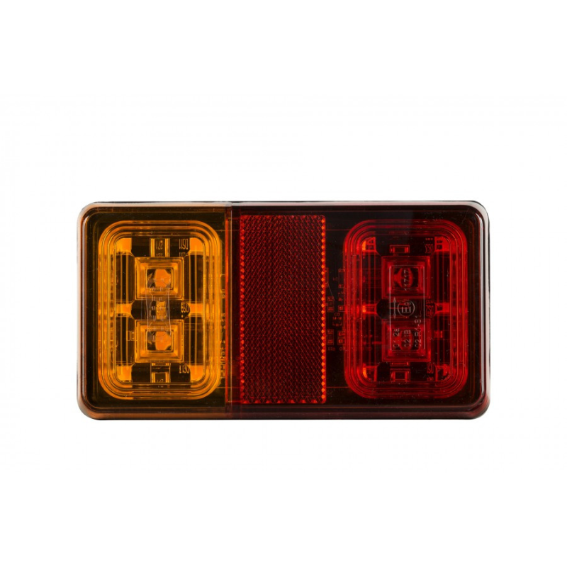Lampa semnalizare, Tripla LED cu 4 functii, 15 x 8cm, 12/24V [1]
