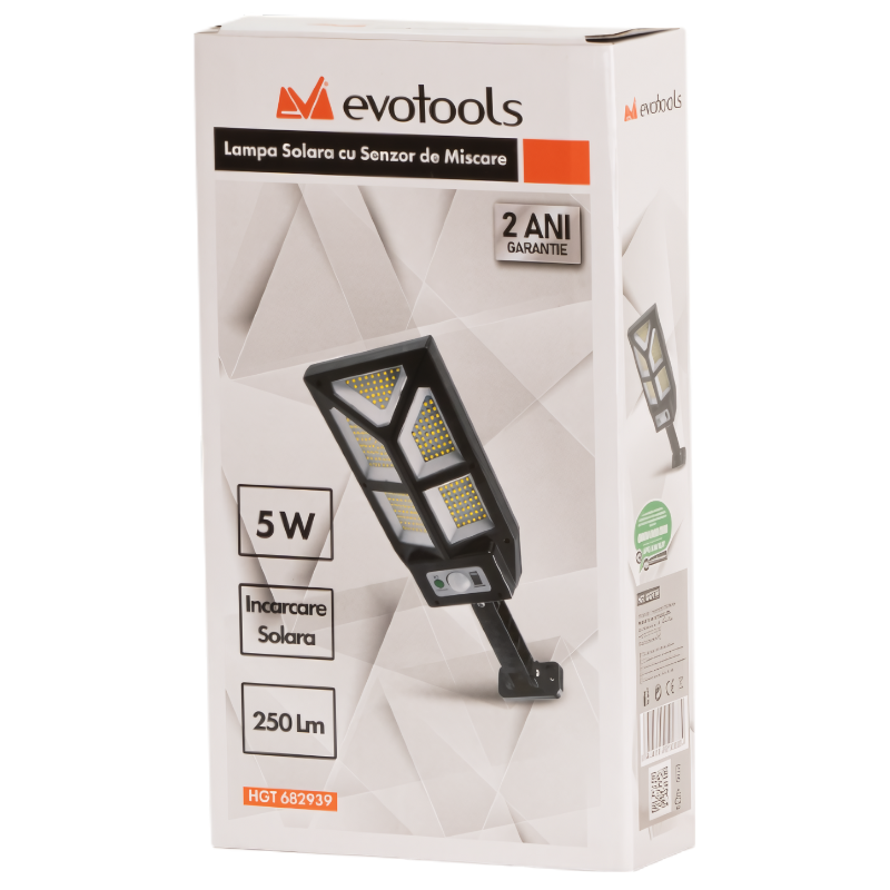 Lampa Solara Led cu Senzor de Miscare si Telecomanda 5W, 250lm, 2 x 1500mAh [2]