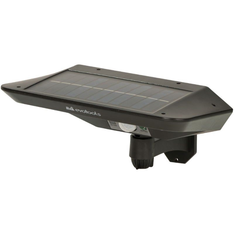Lampa solara LED, senzor miscare, telecomanda, 5W, 250lm, iluminat exterior, IP54, fara cabluri [3]