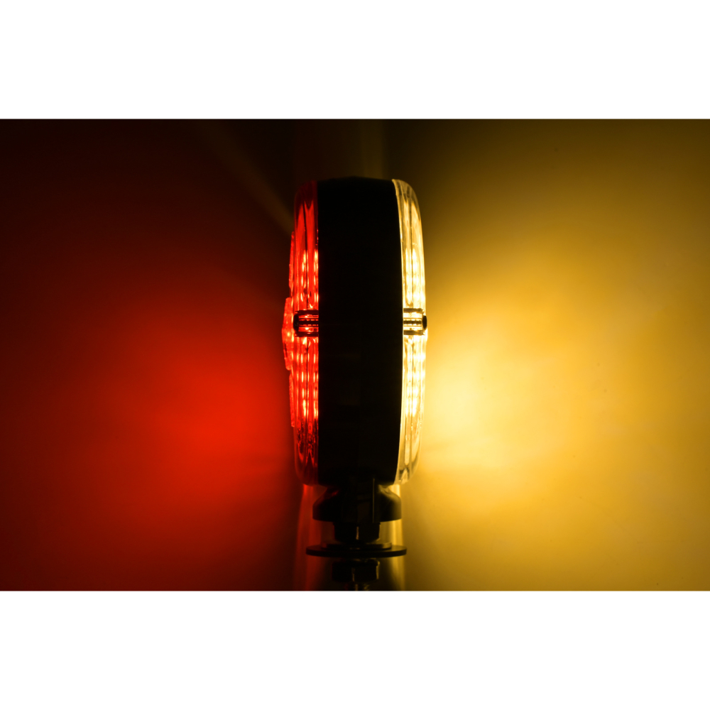 Lampa spaniola gabarit LED Lollipop Star 12/24V, alb-rosu, 10,7 x 15,5 cm [20]