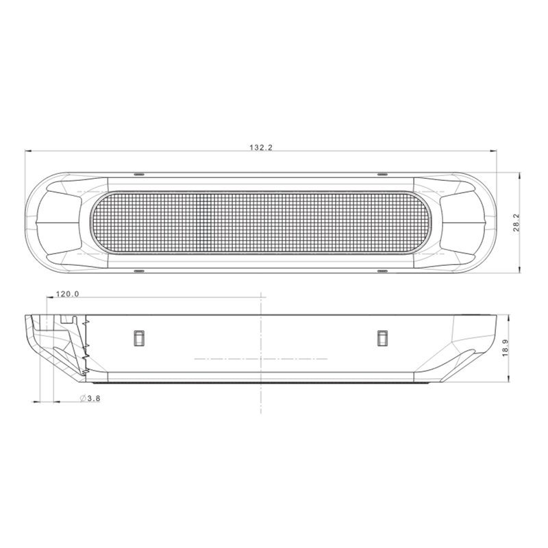 Lampa spate cu 3 functii, pozitie, stop și semnalizare, 13.22cm [4]