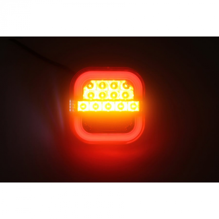 Lampa spate Full LED, pozitie cu efect neon, semnalizare dinamica, 1224V - Truck LED L2416 L2415 [14]