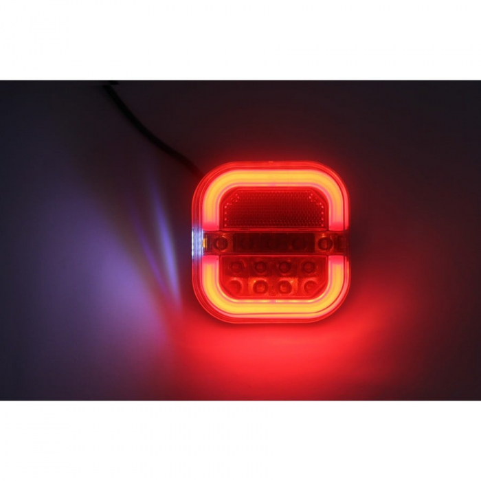 Lampa spate Full LED, pozitie cu efect neon, semnalizare dinamica, 1224V - Truck LED L2416 L2415 [5]