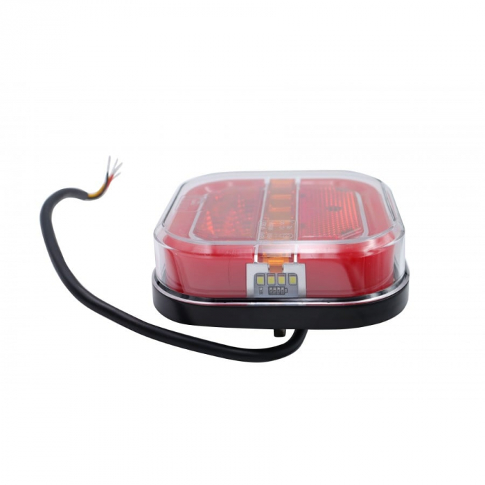 Lampa spate Full LED, pozitie cu efect neon, semnalizare dinamica, 1224V - Truck LED L2416 L2415 [9]