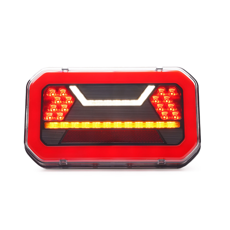 Lampa spate LED combinata 12/24V, 23.7 cm, cu semnalizare dinamica, 5 functii, iluminare laterala numar inmatriculare, stanga/dreapta, ECO [6]