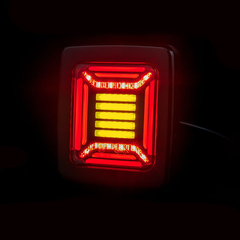 Lampa spate multifunctionala LED, CUBE, 12/24V, pozitie neon, stop si semnalizare dinamica, 13.8 x 11.5 x 4cm [4]