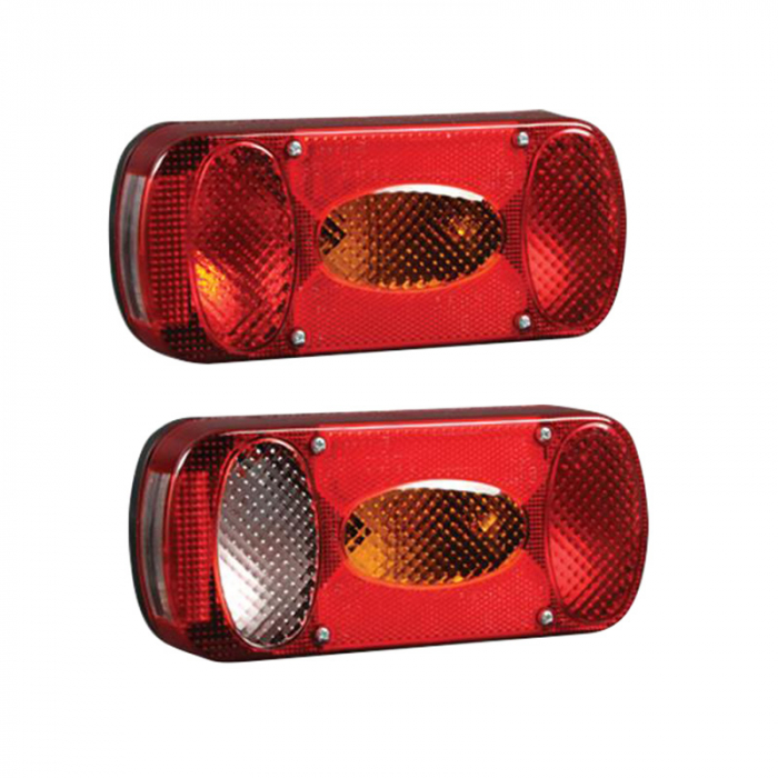 Lampa spate multifunctionala, MD 36, Ceata, Mers inapoi, cu Mufa si becuri incluse - Fristom MD-036 L Mufa [2]