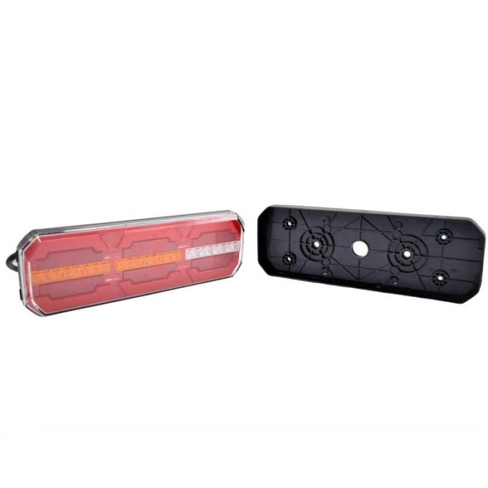 Lampa spate stop cu semnalizare dinamica, LED, efect neon, 28.3 x 10cm [5]