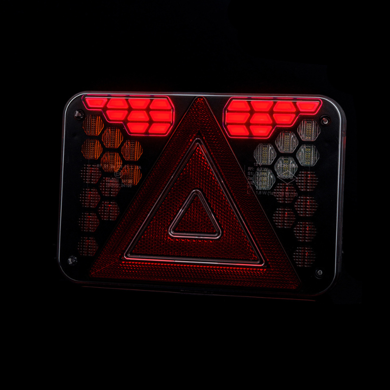 Lampa stop LED, triunghi, stanga/dreapta, multifunctionala, 12V, IP68 [8]