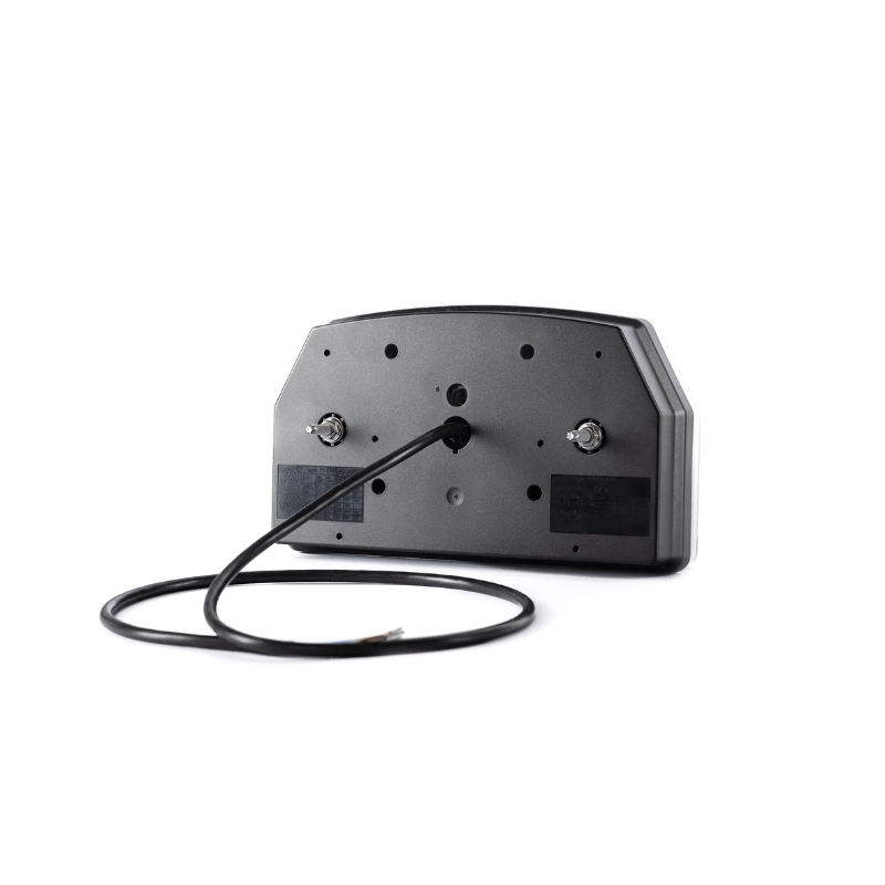 Lampa Stop, Tripla cu 7 functii, 12/24V, 24 x 14cm, cablu 1m, Neon [3]