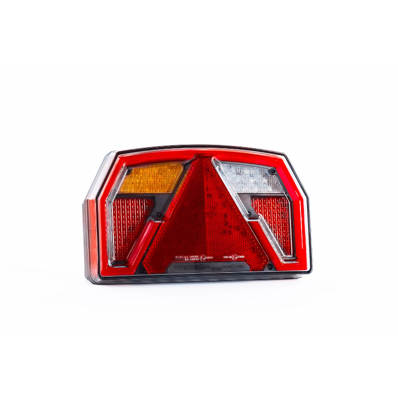 Lampa Stop, Tripla cu 7 functii, 12/24V, 24 x 14cm, Mufa 6 Pini Baionet, Neon [1]