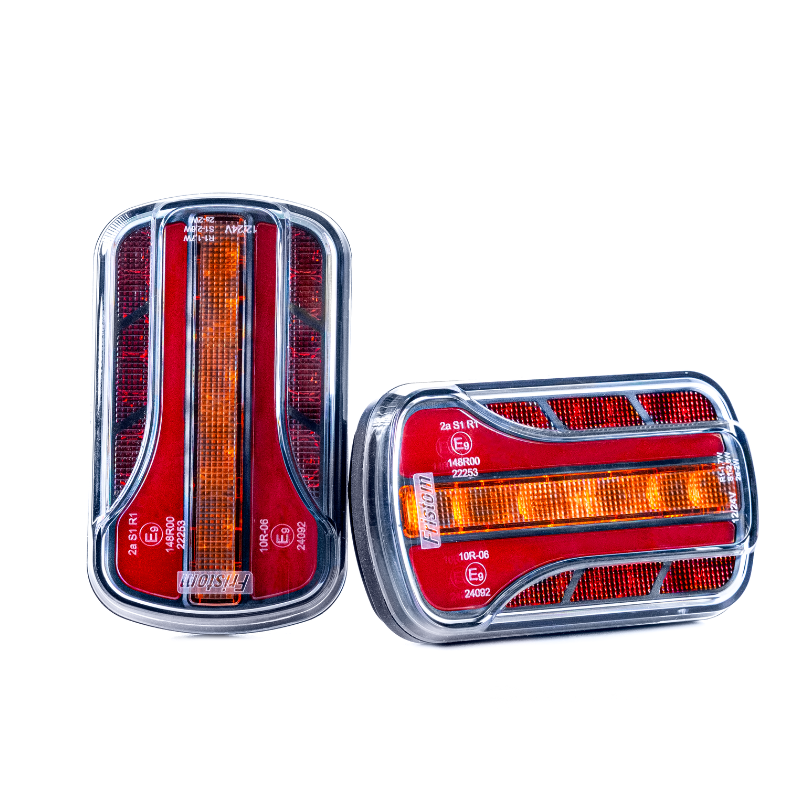Lampa stop universala, tripla cu 3 functii, efect neon, 12 x 7cm, 12/24V, cablu 1m [4]