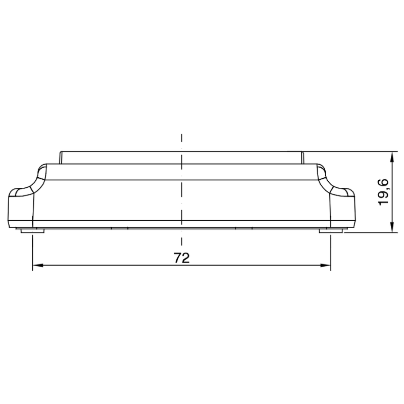 Lampa stroboscop auto, albastra, 12V-24V, 24 LED albastru, 8W IP6K9K [13]