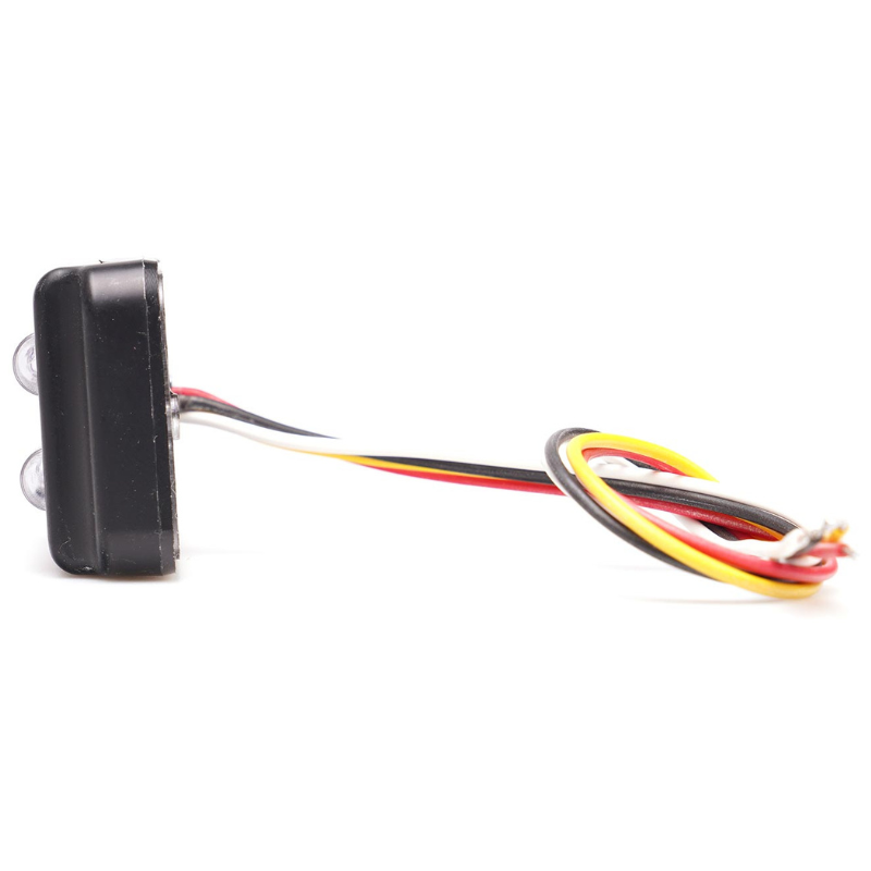 Lampa stroboscop auto, rosie, 12V-24V, 24 LED rosu, IP6K9K [6]