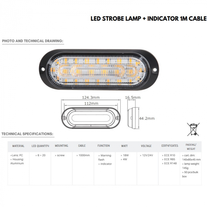 Lampa stroboscop cu functie de indicator directie [2]