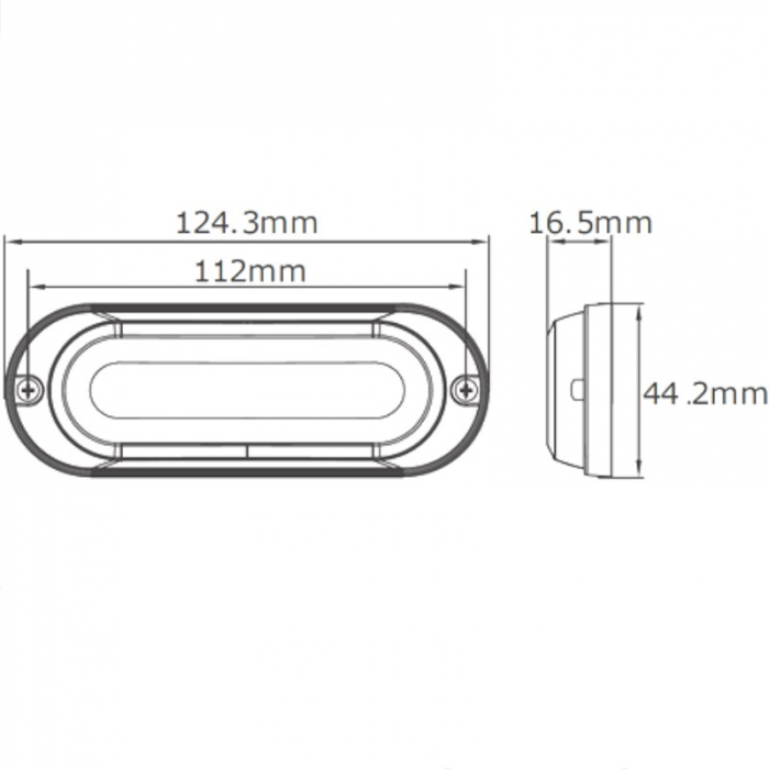 Lampa stroboscop cu functie de lampa pozitie rosie + stop, cablu 1m - Truck LED LW0048-1 [4]