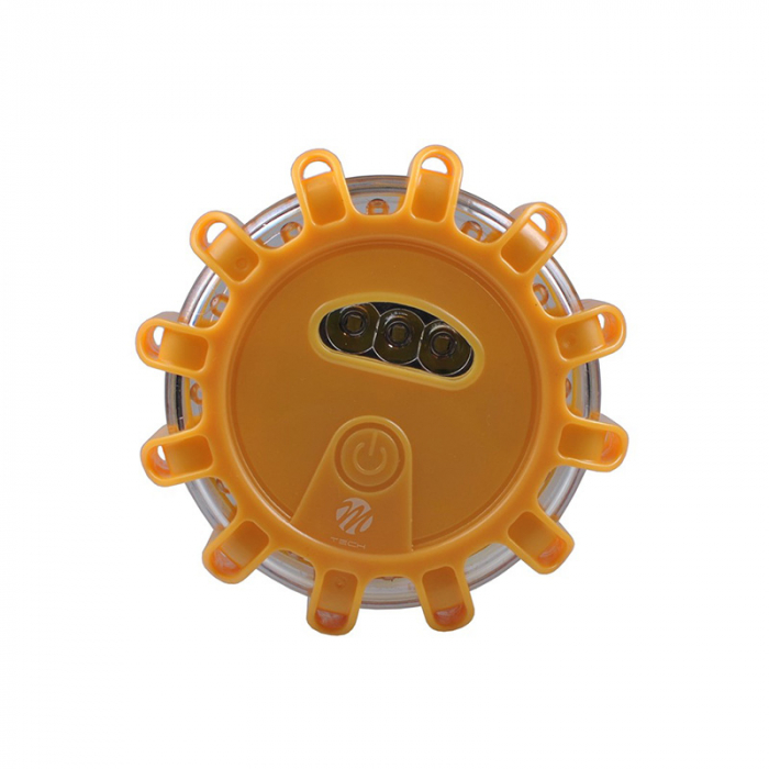 Lămpa LED de urgență pentru siguranță rutieră cu bază magnetică 3 x AAA [2]