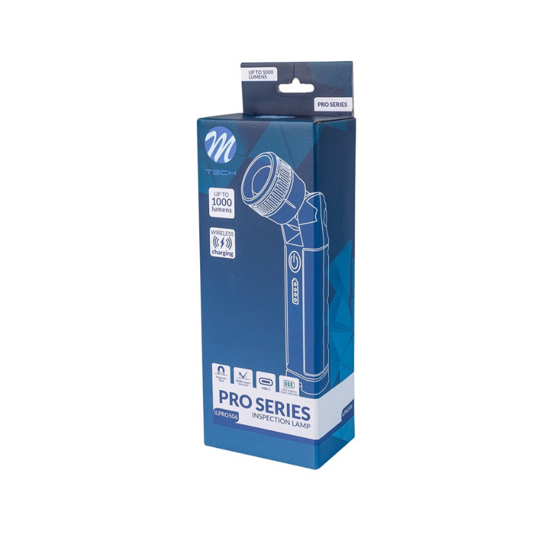 Lanterna de inspectie auto, service, 1000lm, 6500K, magnetica, incarcare wirless si cablu [3]