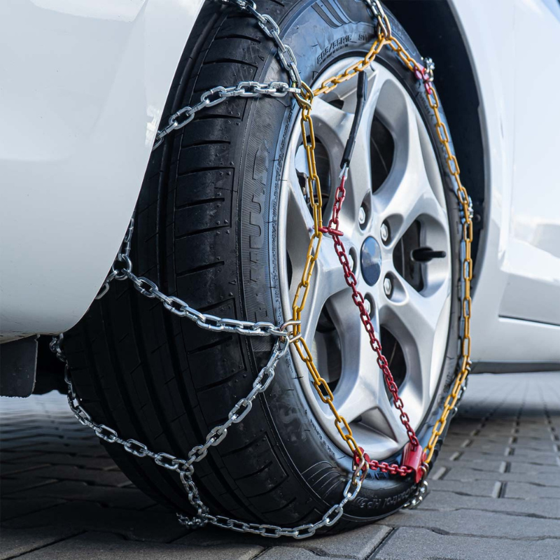 Lanturi antiderapante pentru zapada auto, KN-50, 12 mm, set 2 bucati, R13, R14, R15, R16 [13]