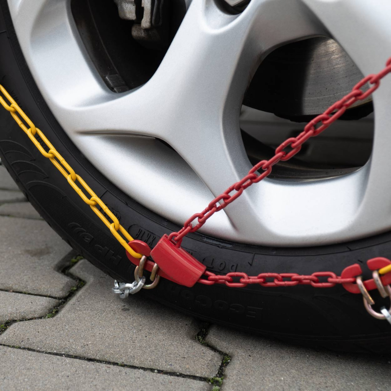 Lanturi antiderapante pentru zapada auto, KN-110, 12 mm, set 2 bucati, R15, R16, R17, R18 [9]