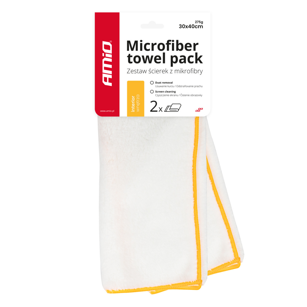 Laveta Microfibra pentru Curatare Interior Auto, 30x40cm, 275g [1]