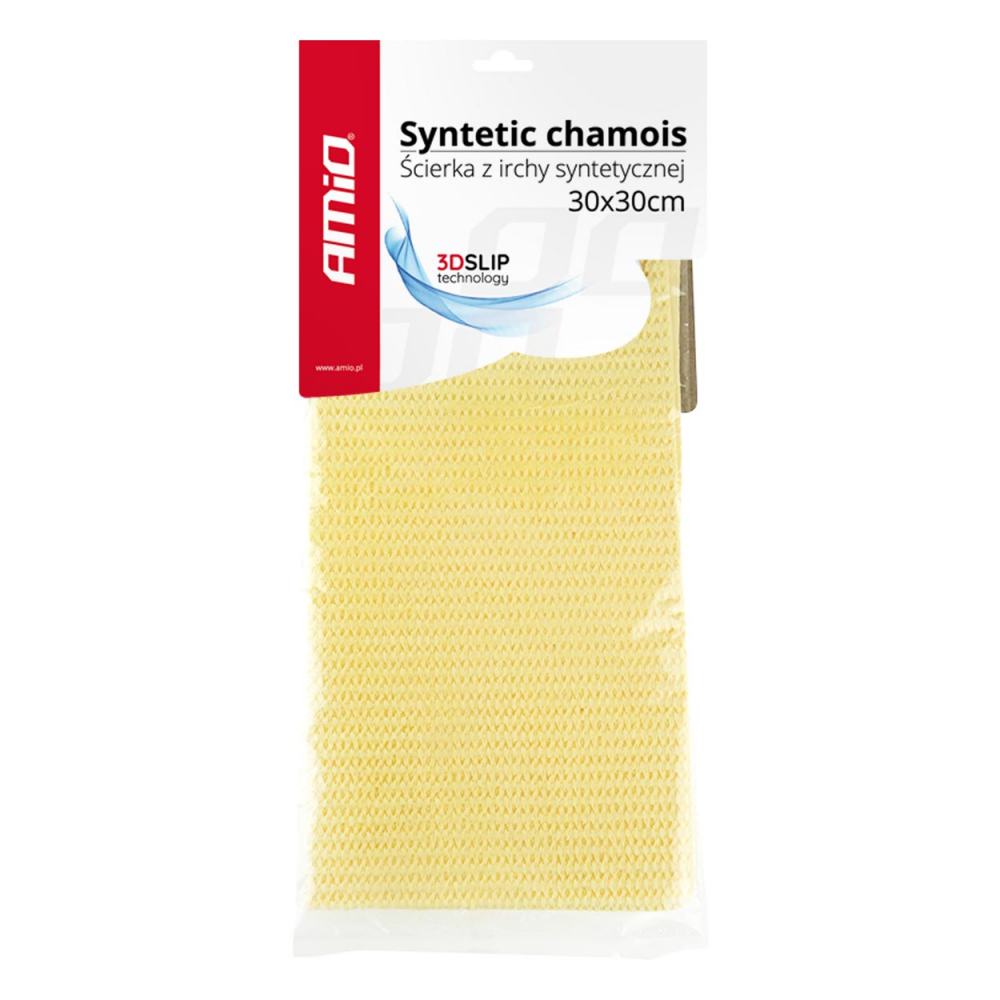 Laveta Piele Caprioara Sintetica 3D SLIP, 30x30cm - Pentru Uscare Auto [1]