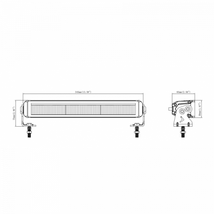 Led bar, bara cu LED-uri, pozitie si faza, 1224V, 35cm - Truck LED L3424 [4]