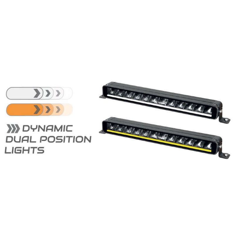 Led Bar cu pozitie alba si galbena dinamica + faza, 36.7cm, 12/24V, 5040Lm [4]