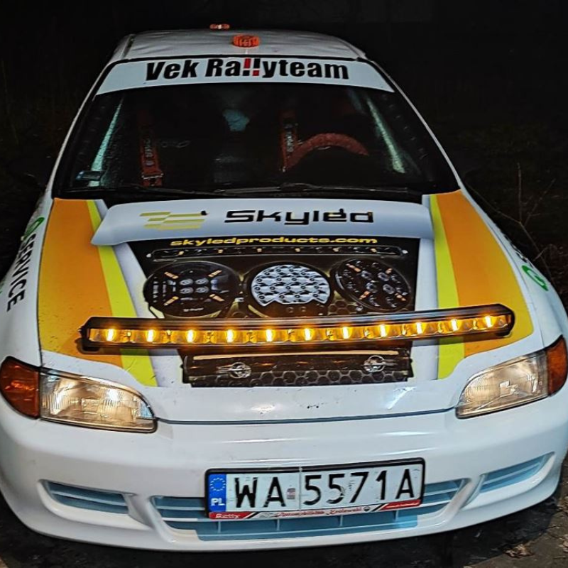 Led bar FORNAX 43”, 110cm, 24600Lm, 12/24V, curbat cu pozitie dinamica alba si portocalie [2]