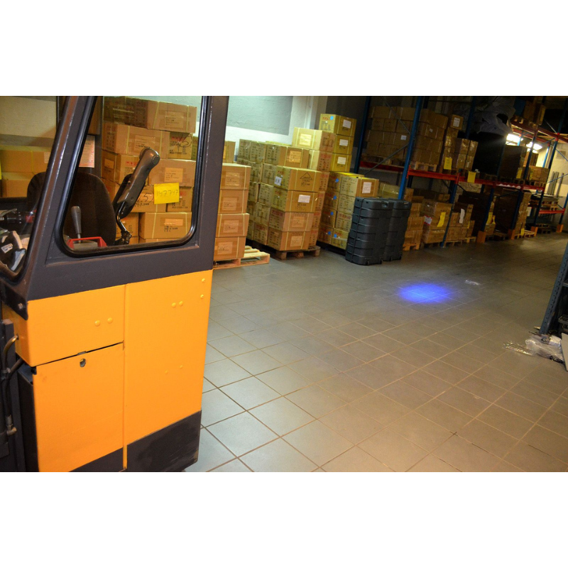 Lumina de avertizare, Proiector Albastru, 6W, 540Lm, IP69 [3]
