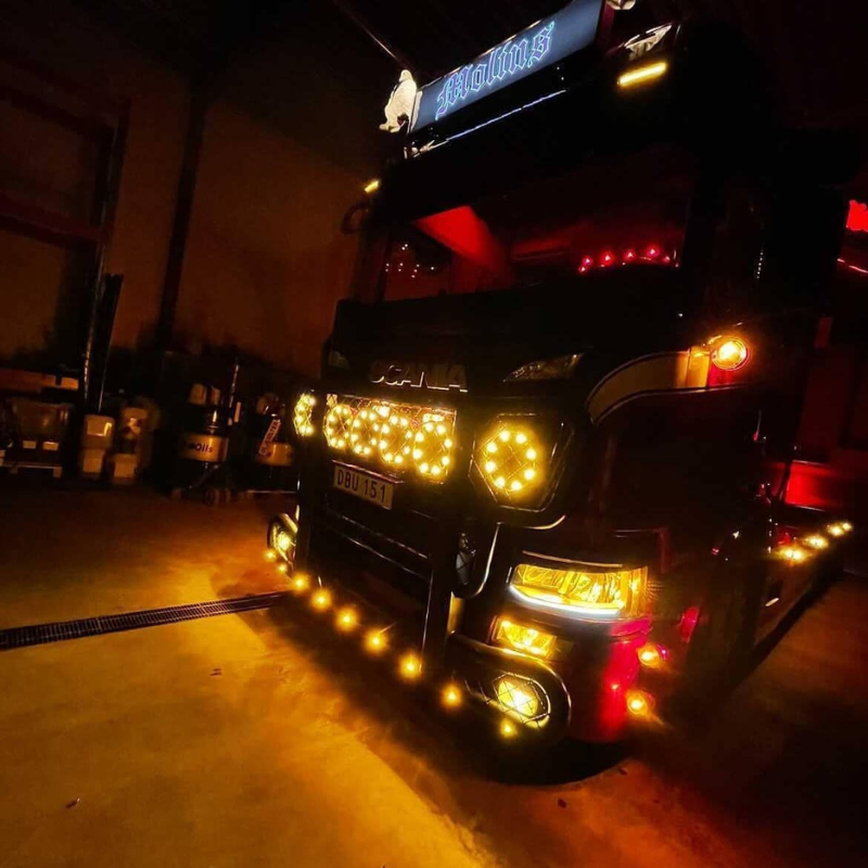 Lumina suplimentara far Scania2016+, galben, 24V [7]