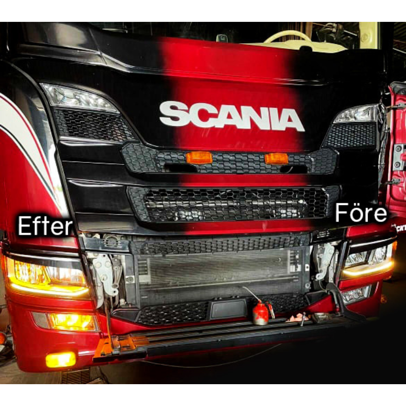 Lumina suplimentara far Scania2016+, galben, 24V [4]