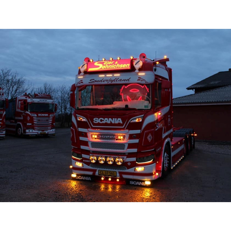 Lumina suplimentara far Scania2016+, galben, 24V [8]