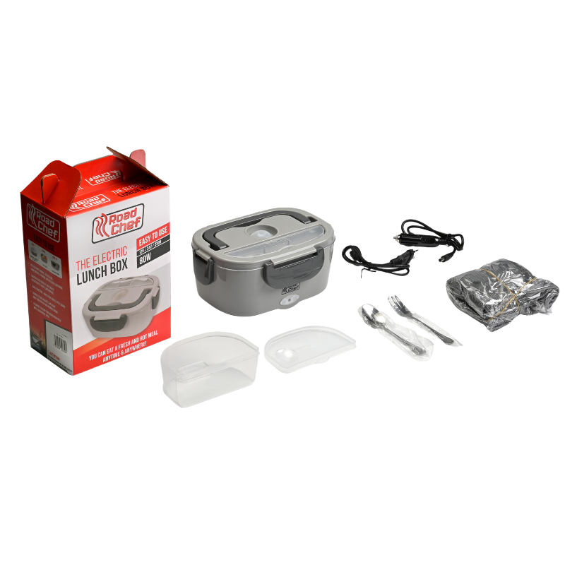 Lunchbox electric portabil, 1.5L, incalzire 12V/24V/230V, compartimentat inox [13]