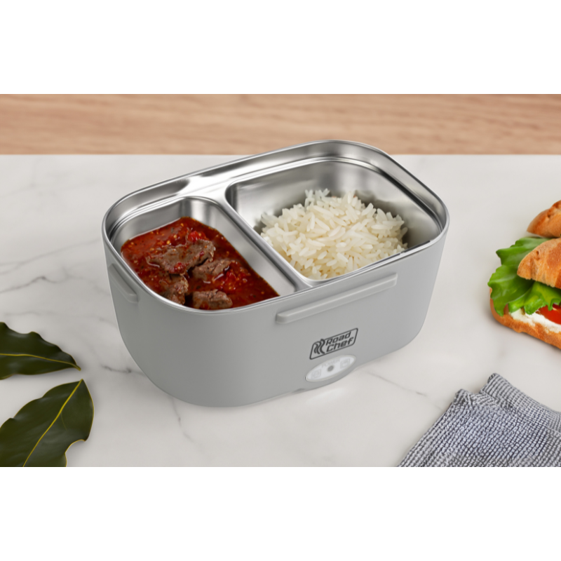 Lunchbox electric portabil, 1.5L, incalzire 12V/24V/230V, compartimentat inox [14]