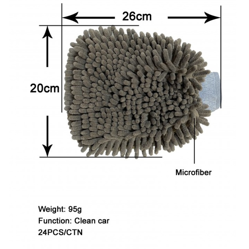 Manusa Auto din Microfibra pentru Curatare, Microfibra Chenille [3]