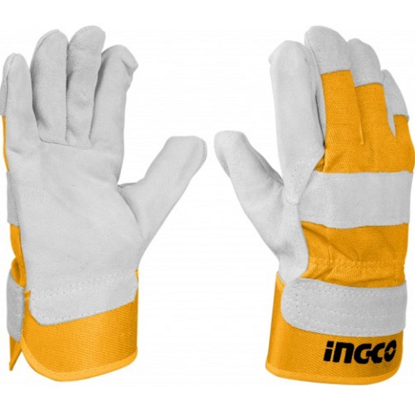 Manusi de protectie din piele, 10.5 - INGCO  HGVC01 [3]