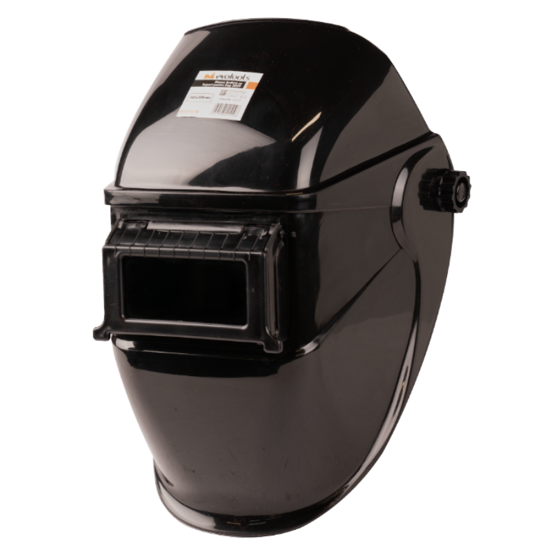 Masca de sudura clasica, geam protectie 108x50 mm, suport cap reglabil, neagra [2]