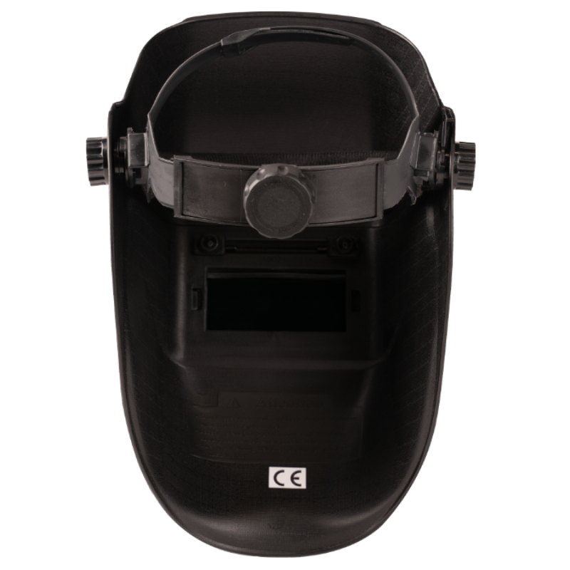 Masca de sudura clasica, geam protectie 108x50 mm, suport cap reglabil, neagra [3]