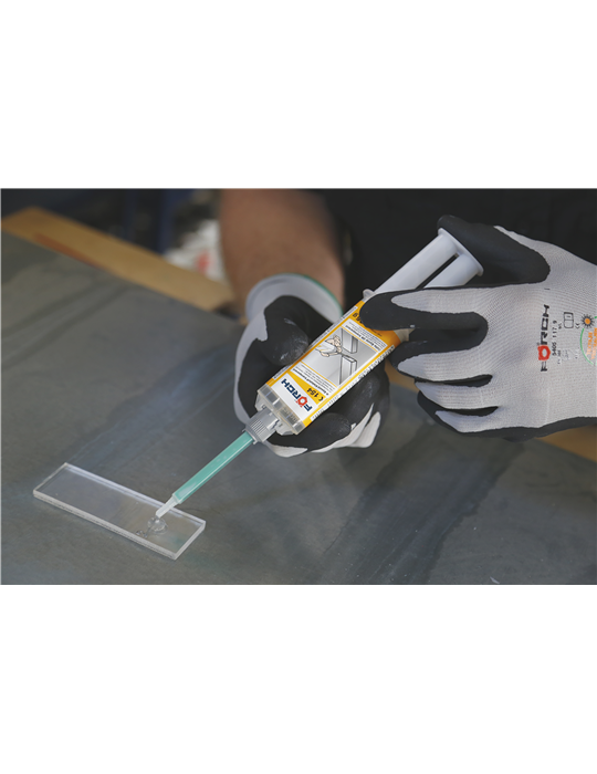 Metal lichid, adeziv epoxidic bicomponent K154, transparent, Forch, pana la 80°C - Foerch 6430 4180 [3]