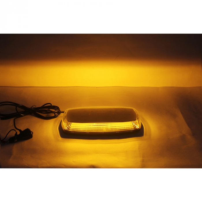 Mini rampa girofar, talpa magentica dubla, 84LED-uri - Truck LED BLK0032 [4]