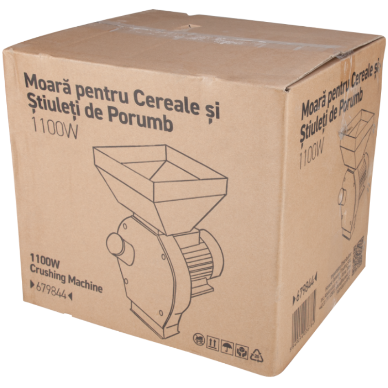 Moara pentru cereale si stiuleti, motor 1.1 kW, 240 kg/h, 4 site incluse [2]