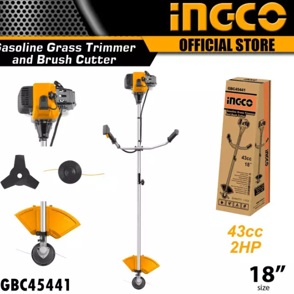 Motocoasa 2CP, 43cc - INGCO  GBC45441 [7]