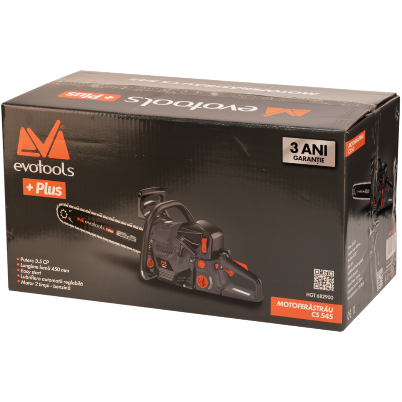 Motoferastrau, 3.5 CP, Sistem Easy Start, Frana Lant, Lant 450 mm, Intindere Laterala, Antivibratii, 51x27x28 cm [7]